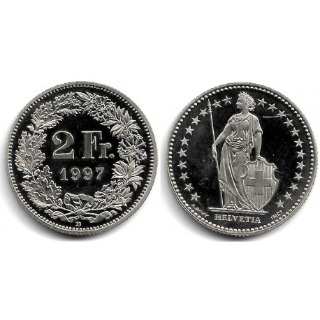 (21a.3) Suiza. 1997B. 2 Francs (SC-)