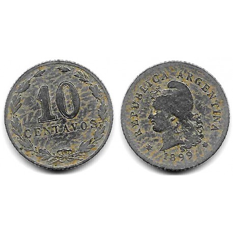 (35) Argentina. 1899. 10 Centavos (BC)