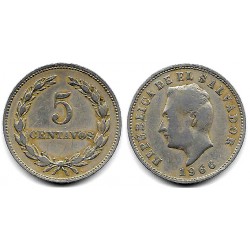 (134) El Salvador. 1966. 5 Centavos (MBC)