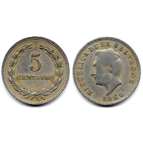 (134) El Salvador. 1966. 5 Centavos (MBC)