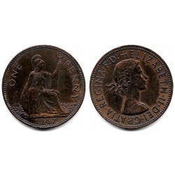 (897) Gran Bretaña. 1967. 1 Penny (EBC)