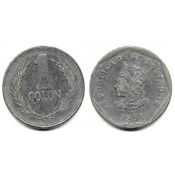 (156a) El Salvador. 1991. 1 Colon (BC)