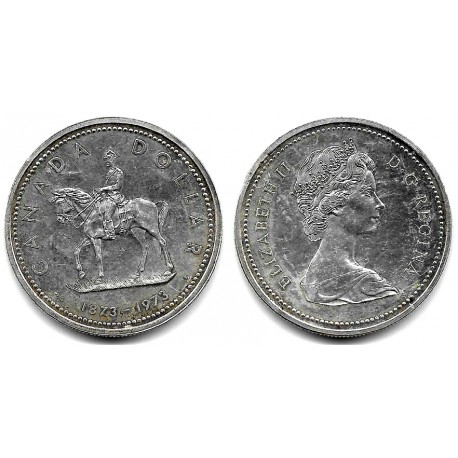 (83) Canadá. 1973. 1 Dollar (MBC+) (Plata)