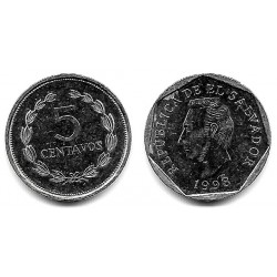 (154b) El Salvador. 1993. 5 Centavos (SC-)