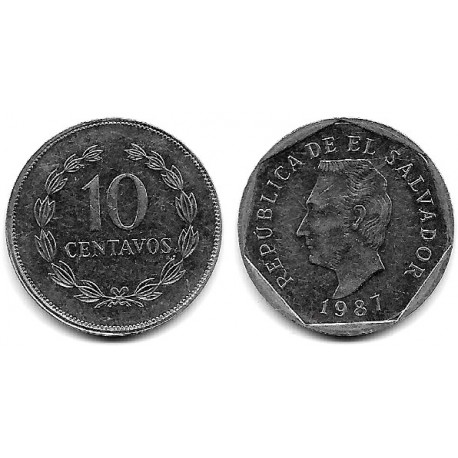 (155) El Salvador. 1987. 10 Centavos (EBC+)