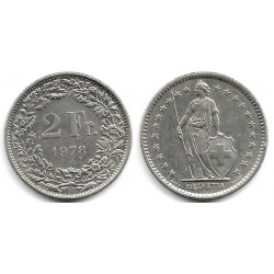 (21a.1) Suiza. 1978. 2 Francs (MBC)