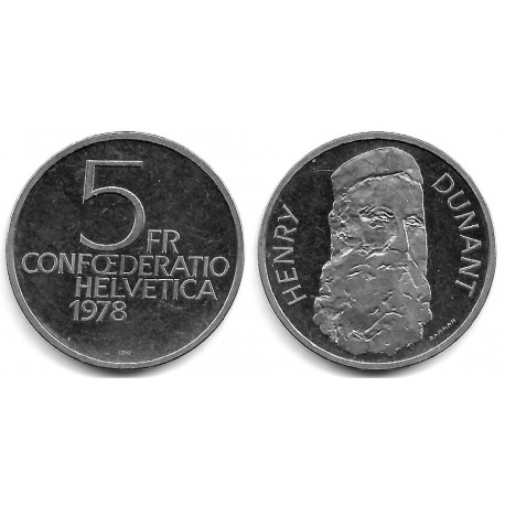 (56) Suiza. 1978. 5 Francs (MBC+/EBC-)
