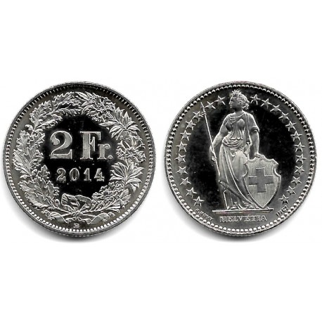 (21a.3) Suiza. 2014. 2 Francs (SC)