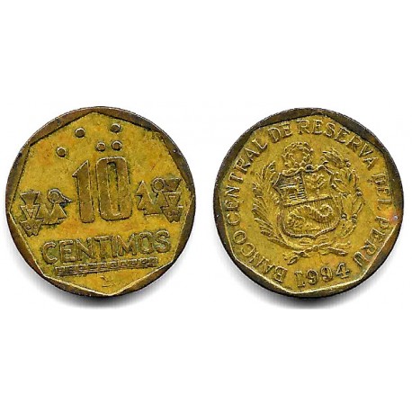 (305.1) Perú. 1994. 10 Centimos (BC)