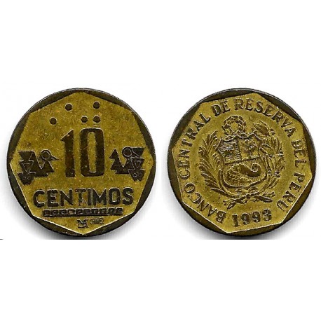 (305.1) Perú. 1993. 10 Centimos (BC)