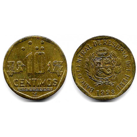 (305.2) Perú. 1998. 10 Céntimos (MBC-)
