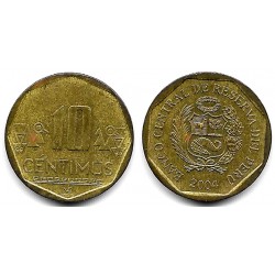 (305.4) Perú. 2004. 10 Céntimos (MBC-)