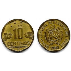(305.2) Perú. 1995. 10 Centimos (BC+)