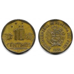 (305.3) Perú. 1999. 10 Centimos (BC+)