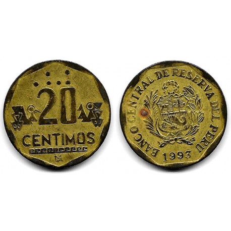 (306.1) Perú. 1993. 20 Céntimos (BC)