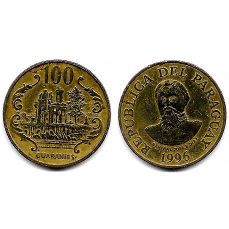 (177a) Paraguay. 1996. 100 Guaranies (BC+)
