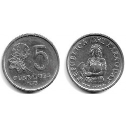 (152) Paraguay. 1975. 5 Guaranies (MBC+)