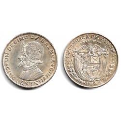 (18) Panamá. 1953. 1 Décimo (EBC) (Plata)