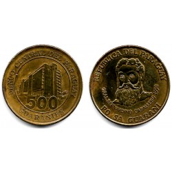 (195) Paraguay. 1998. 500 Guaranies (MBC-)