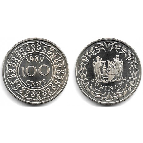 (23) Surinam. 1988. 100 Cents (SC)