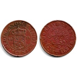 (315) Indias Holandesas. 1914. 1 Cent (BC)