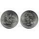 (370) Estados Unidos de América. 2005(D). Quarter Dollar (EBC+) California