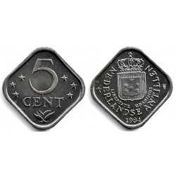 (13) Antillas Neerlandesas. 1984. 5 Cents (SC)