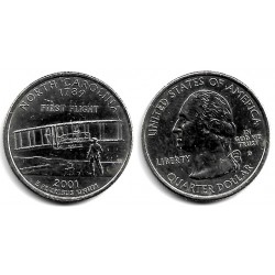 (319) Estados Unidos de América. 2001(D). Quarter Dollar (EBC) North Carolina