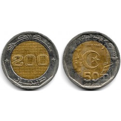 (140) Algeria. 2012. 200 Dinars (EBC-)