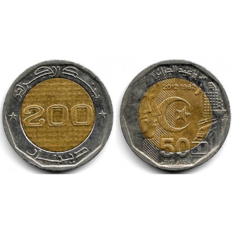 (140) Algeria. 2012. 200 Dinars (EBC-)