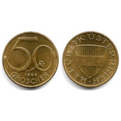 (2885) Austria. 1988. 50 Groschen (MBC+)