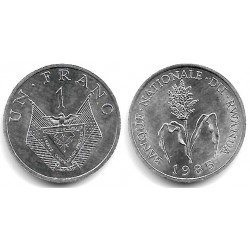 (12) Ruanda. 1985. 1 Franc (SC)