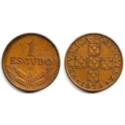 (597) Portugal. 1974. 1 Escudo (MBC)