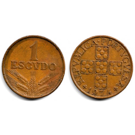 (597) Portugal. 1974. 1 Escudo (MBC)