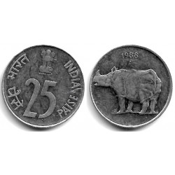 (54) India. 1988. 25 Paise (BC+)