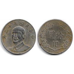 (Y553) Taiwán. 1983(72) 10  Yuan (MBC-)