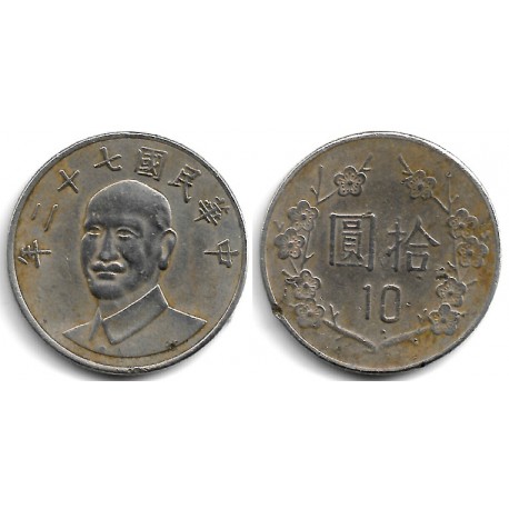 (Y553) Taiwán. 1983(72) 10  Yuan (MBC-)