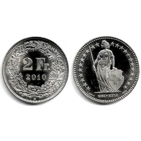 (21a.3) Suiza. 2010B. 2 Francs (SC)