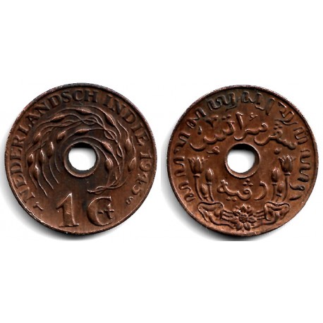 (317) Indias Holandesas. 1945(S). 1 Cent (EBC+)