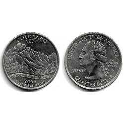 (384) Estados Unidos de América. 2006(D). Quarter Dollar (EBC+) Colorado