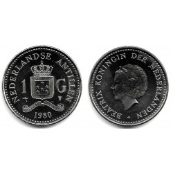 (24) Antillas Neerlandesas. 1980. 1 Gulden (SC)