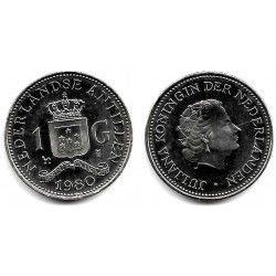 (12) Antillas Neerlandesas. 1980. 1 Gulden (SC)