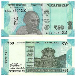 (111f) India. 2018. 50 Rupees (SC)
