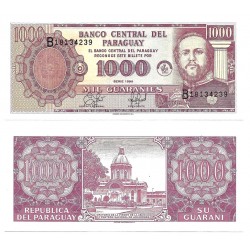 (214a) Paraguay. 1998. 1000 Guaranies (SC)