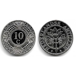 (34) Antillas Neerlandesas. 1996. 10 Cents (SC)