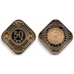 (36) Antillas Neerlandesas. 1994. 50 Cents (SC)