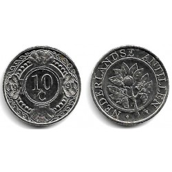 (34) Antillas Neerlandesas. 1991. 10 Cents (EBC)