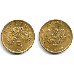(50) Singapur. 1987. 5 Cents (EBC)