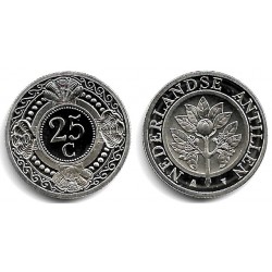 (35) Antillas Neerlandesas. 2011. 25 Cents (SC)