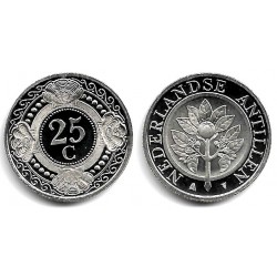 (35) Antillas Neerlandesas. 2005. 25 Cents (SC)
